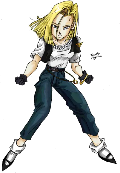  Dragon Ball Z Villains Dragon Ball Android 18 Gallery Png Dragon Ball Z Transparent