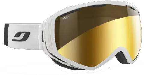  Julbo Ski Goggles Titan White Zebra Flash Gold Julbo Png Ski Goggles Png