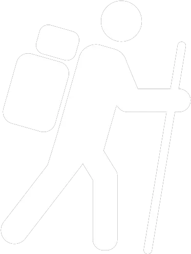  Hiker Hiking Icon Png White Png Download Original Size White Hiking Icon Png Hiker Png