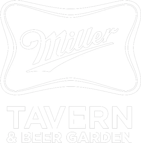  Miller Tavern Beer Garden Miller Beer Logo Black And White Png Miller Coors Logos