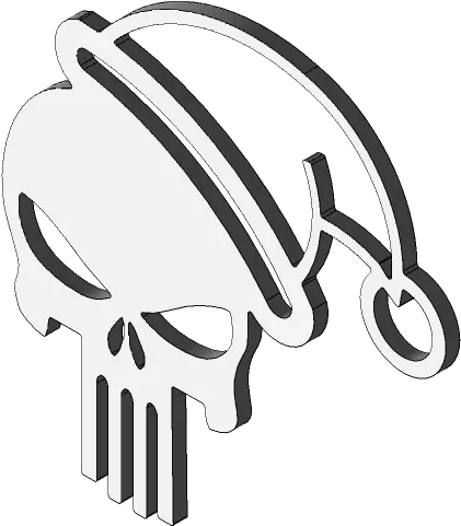  Punisher Skull Holday Ornament 3d Cad Model Library Dot Png Punisher Skull Transparent