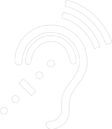  White Assistive Listening System Icon Free White Assistive Charing Cross Tube Station Png Listening Png