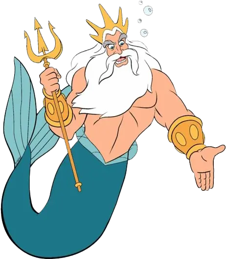  King Triton Transparent Cartoon Png Aquaman Transparent