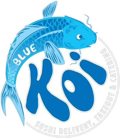  Blue Koi Sushi Trout Png Koi Png