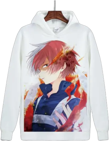  My Hero Academia Hoodie Shoto Todoroki Costume Mha Hoodie Todoroki Png Todoroki Transparent