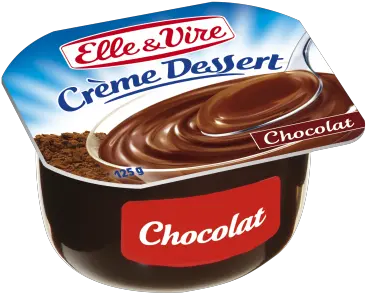  Chocolate Creme Dessert Elle Et Vire Png Chocolate Transparent