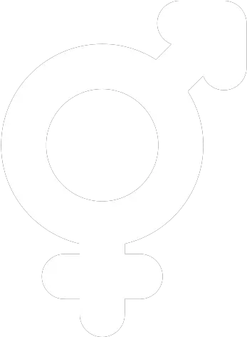  Download Both Gender Symbol White Png Full Size Png Dot Sex Symbol Icon