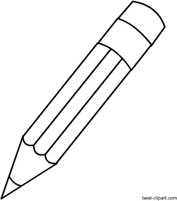  Black And White Pencil With Eraser Clip Art Clip Art Pencil Clipart Png Short Pencil Icon Black And White