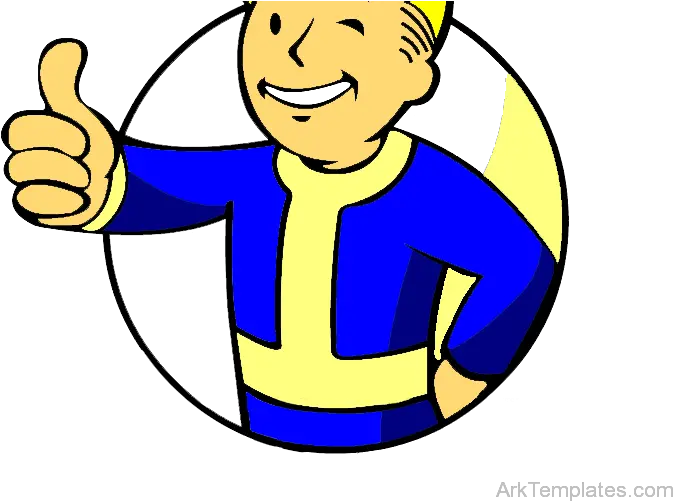  Clipart Fall Boy Transparent Free For Vault Boy Fallout Logo Png Pip Boy Png