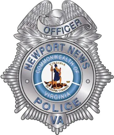  Newport News Police Department 931 Crime And Safety Virginia State Seal Png Police Officer Icon