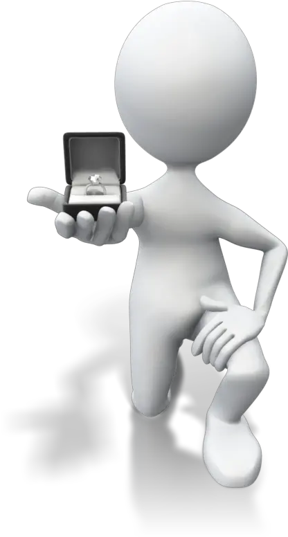  Download Stickman 3d Png Transparent 3d Stick Figure Marriage Proposal Stickman Transparent