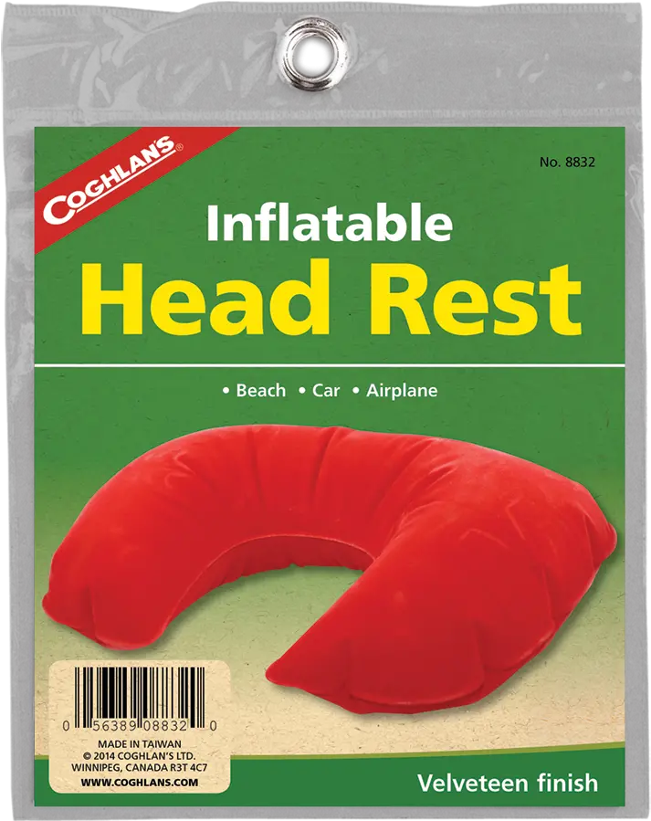  Coghlanu0027s Velveteen Finish Inflatable Head Rest Travel Pillow Png Tinder Airplane Icon