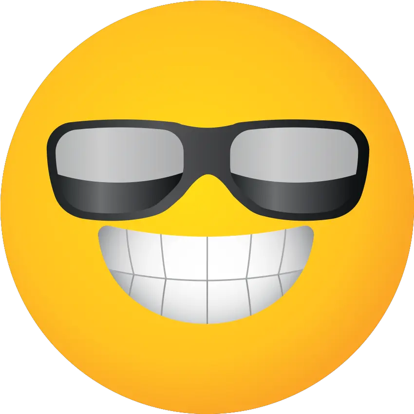  Free Emoji Yellow Face Sun Glasses Png Smiley Glasses Emoji Png