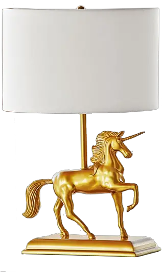  Gold Unicorn Table Lamp Pottery Barn Unicorn Lamp Png Gold Unicorn Png