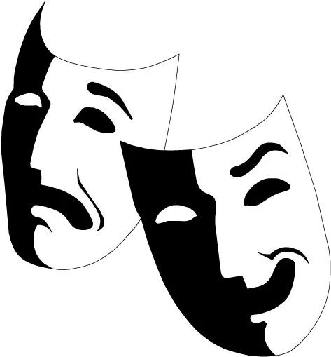  Mask Musical Theatre Drama Clip Art Sock And Buskin Png Drama Mask Png