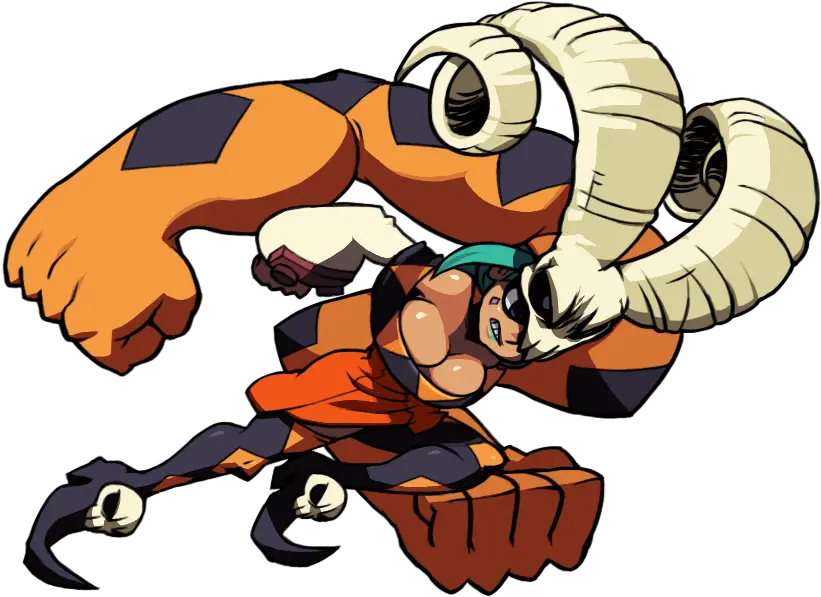  Download Hd Battle Butt Imagenes De Cerebella Skullgirls Skullgirls Ms Cerebella Sprites Png Butt Png