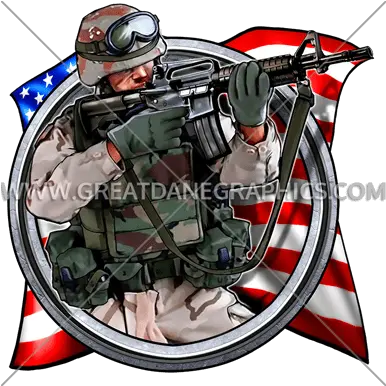  American Soldier Soldier Illustration T Shirt Png American Soldier Png