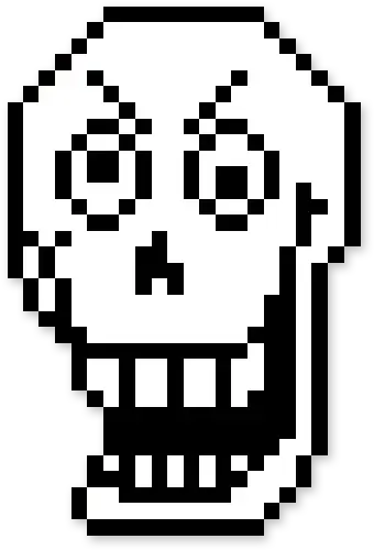  Undertale Sticker By Deltarune Stckers Undertale Papyrus Head Png Papyrus Undertale Transparent