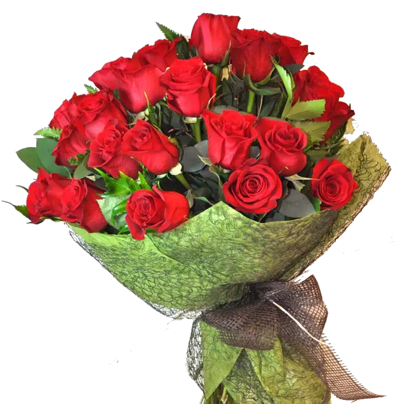  Ramo De 25 Rosas Rojas Buchete De Flori Ambalate Png Rosas Rojas Png