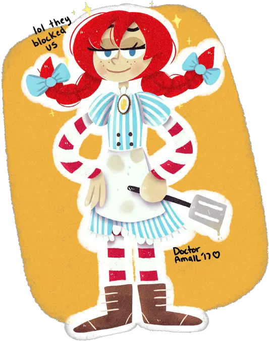  Wendyu0027s Fast Food Twitter Smug Anime Wendy Fanart Fan Cartoon Png Wendys Png