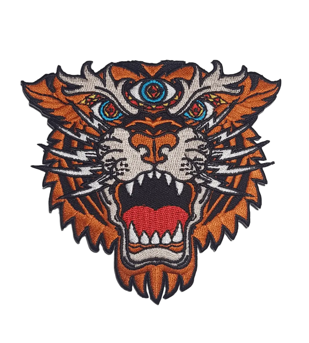  Embroidered Patch Png Image Third Eye Tiger Third Eye Png