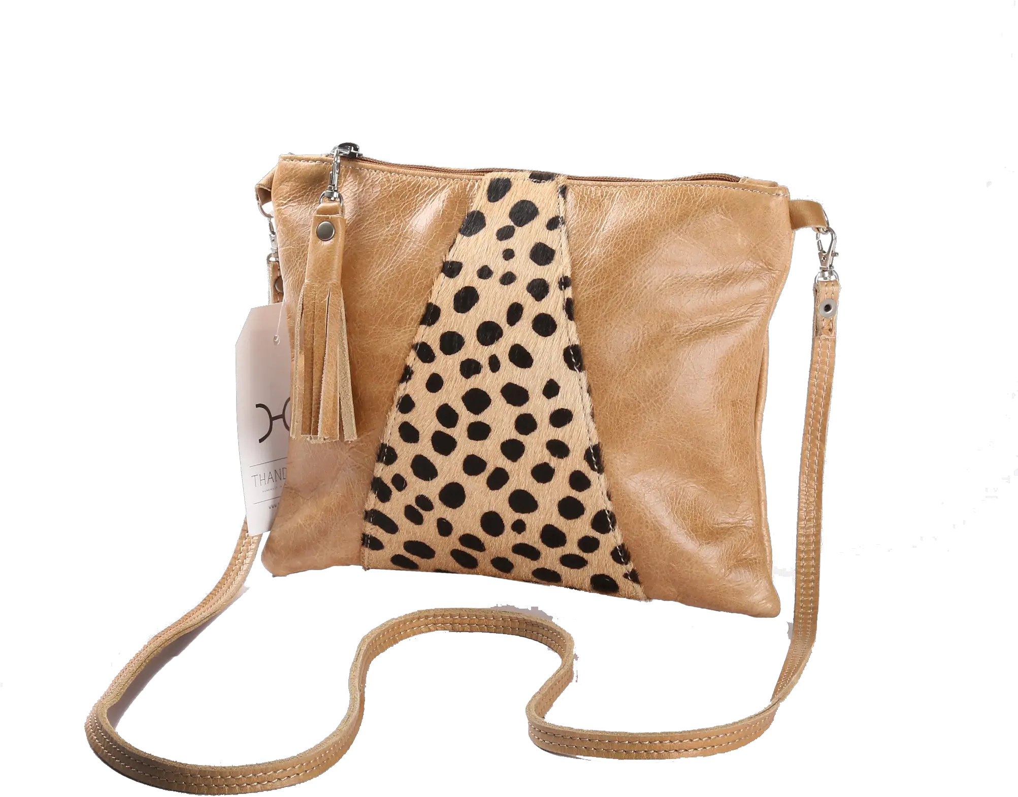  Crossover Shoulder Bag Png Cheetah Print Png