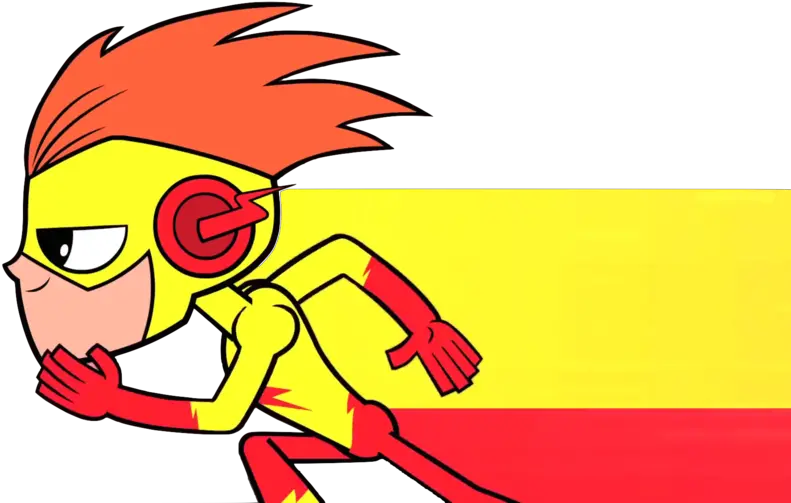  Kid Flash Teen Titans Go Chico Flash Jovenes Titanes Png Kid Flash Png