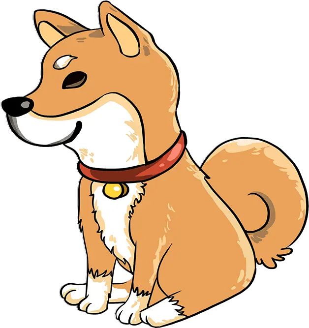  How To Draw A Shiba Inu Really Easy Drawing Tutorial Draw A Shiba Inu Png Shiba Inu Png