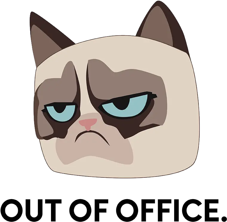  Download Grumpy Cat Art Nope Hd Png Uokplrs Out Of The Office Emoji Grumpy Png