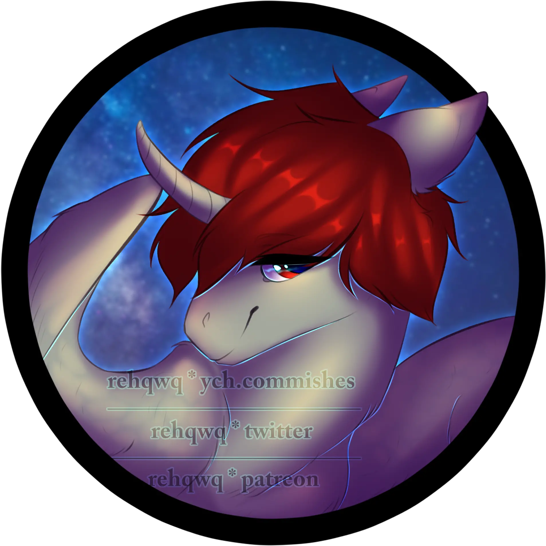  Icon Commission 2019 3 Artistrehqwq Discord Rehqwq8886 Unicorn Png Patreon Icon Png