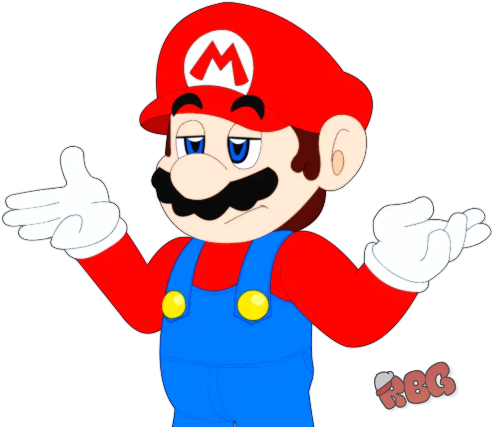  View Samegoogleiqdbsaucenao Shrugging Mario Shrug Paper Mario And Joy Con Png Shrug Png