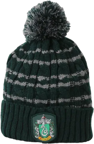  Harry Potter Slytherin Logo Stripes Knit Beanie Hat Cap Toque Png Slytherin Logo Png