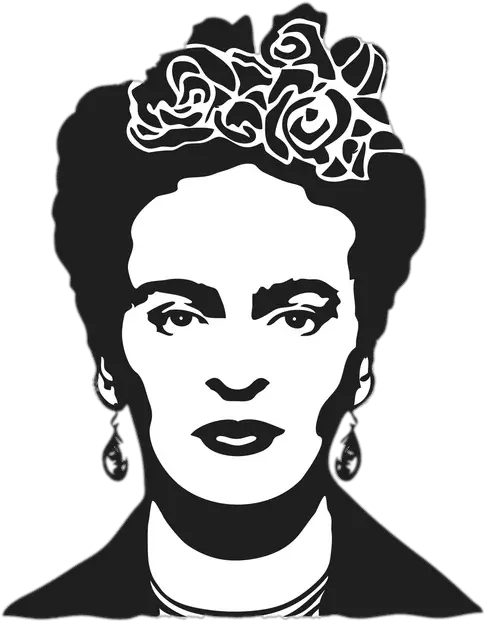  Png Frida Frida Kahlo Stencil Frida Kahlo Png