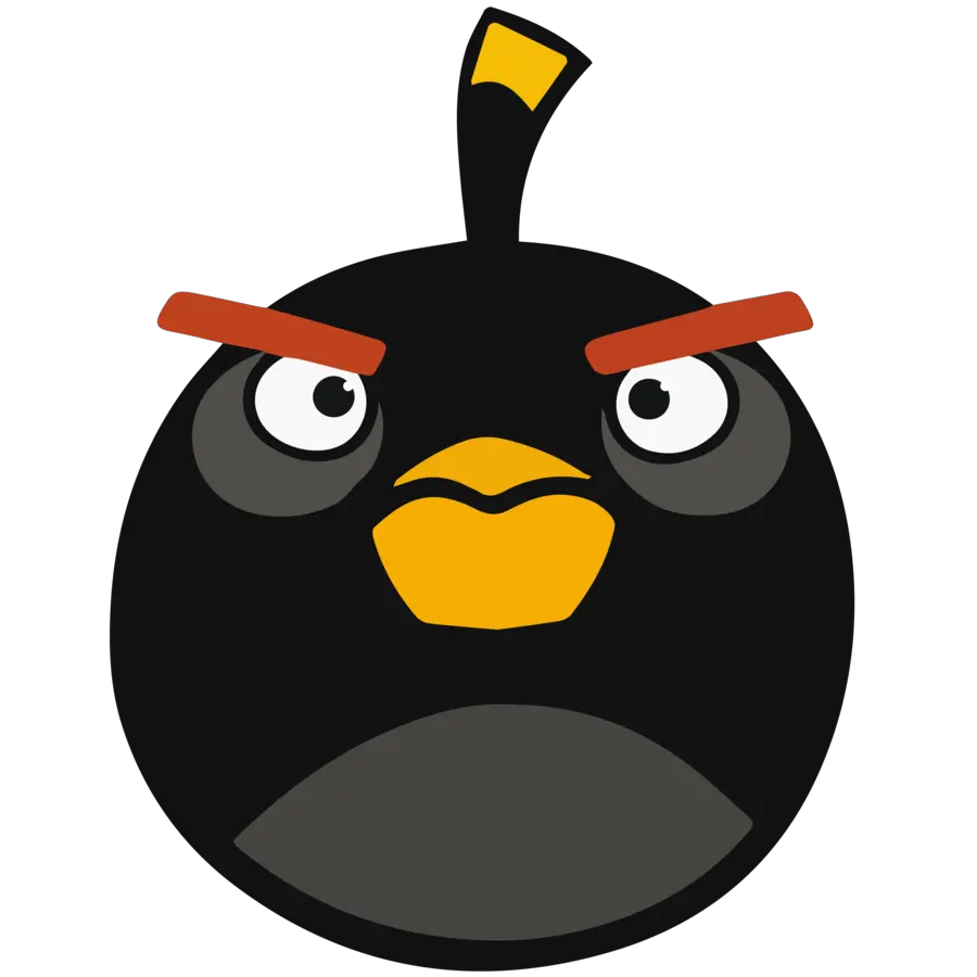  Svg Transparent Anger Clipart Control Angry Birds Bomb Angry Birds Bomb Bird Png Anger Png