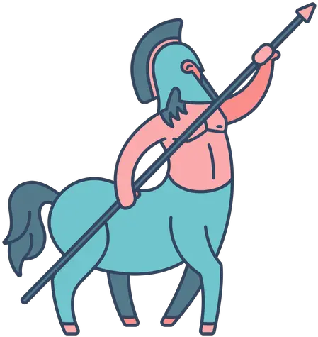  Transparent Png Svg Vector File Centauro Mitologia Grega Desenho Centaur Png