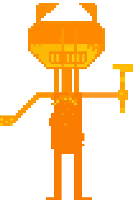  Lava Demon Ax Bendy Pixel Art Clipart Full Size Clipart Clip Art Png Lava Png