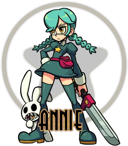  Annie Skullgirls 2nd Encore Fictional Character Png Valentine Skullgirls Icon