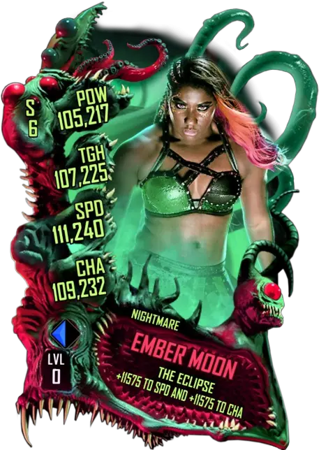  Ember Moon Drew Mcintyre Wwe Supercard Png Ember Moon Png