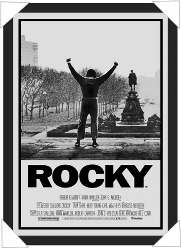  Download 436 Rocky Movie Poster Png Image With No Rocky Original Movie Poster Movie Poster Png