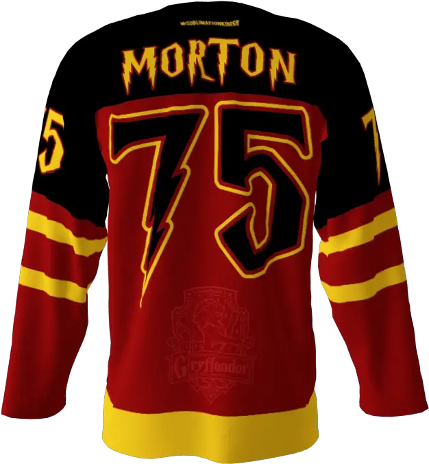  Gryffindor Jersey Hogwarts Hockey Jersey Png Gryffindor Png