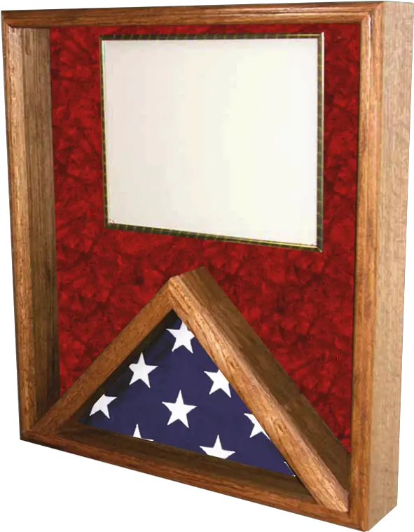  Walnut Flag Case And Certificate Frame Picture Frame Png Certificate Frame Png