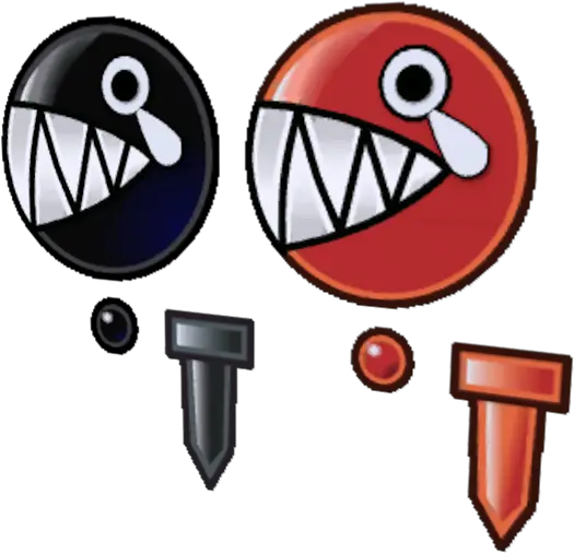  Gamecube Paper Mario The Thousand Year Door Chain Chomp Dot Png Chain Chomp Icon