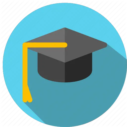  Cap College Graduation Hat Icon Download On Iconfinder Birrete Icono Png Graduation Cap Vector Png