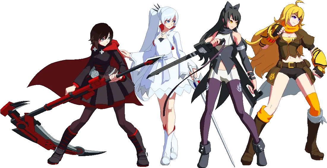  Rwby In Blazblue Cross Tag Battle Ruby Png Rwby Png