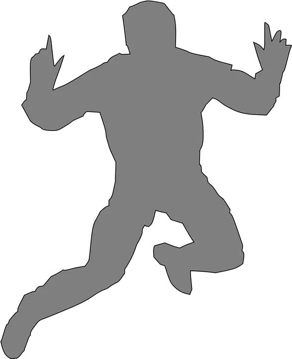  Man Jumping Leaping Hands Png Silhouette Man Jumping Hands Up Png