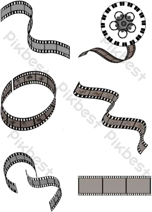  Film Video Reel Logo With Letter F Png Images Ai Free Dot Film Reel Logo