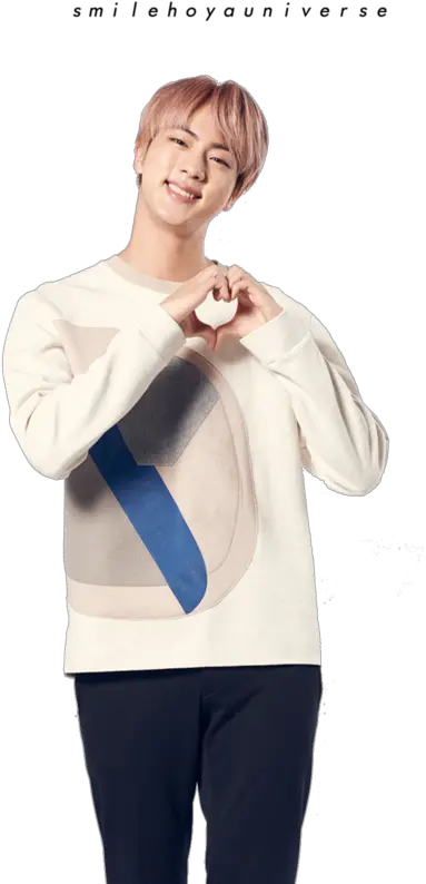  Jin Bts Heart Transparent Png Clipart Greeting Card Bts Jin Png