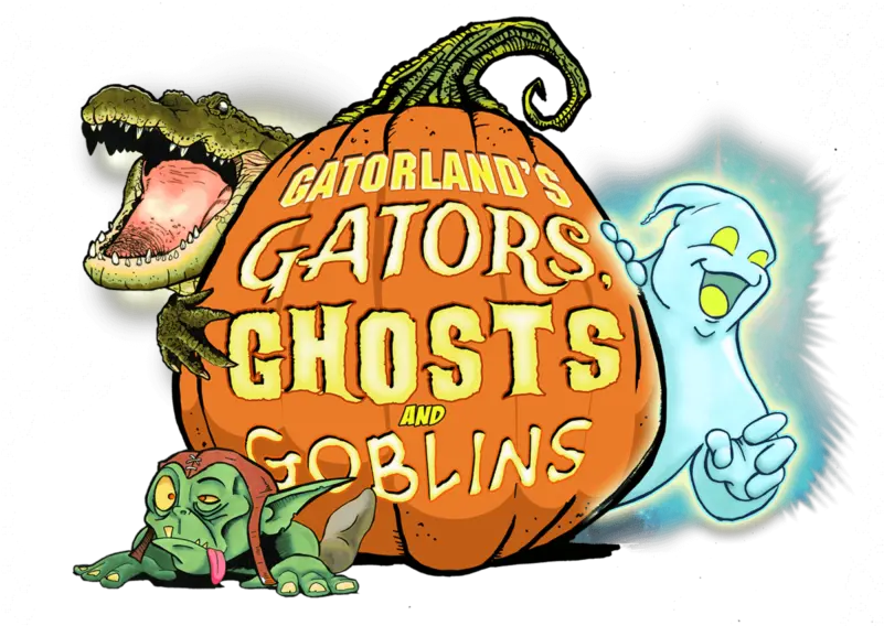  Gators Ghosts And Goblins Halloween Event U2013 Gatorland Gatorland Halloween Png Gator Logo Png