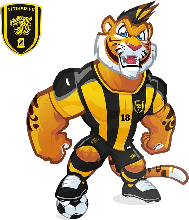  Saudi Arabian Sport Mascot Design For Ittihad Mascot Png Mascot Logos