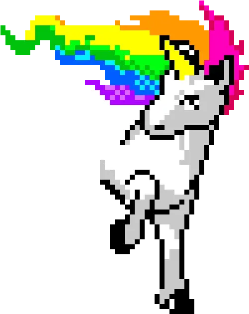  Download Rainbow Unicorn Icon Cute Unicorn Pixel Art Png Rainbow Unicorn Png